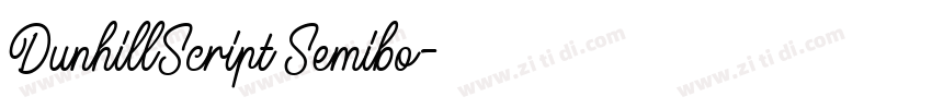 DunhillScript Semibo字体转换 DunhillScript Semibo字体转换